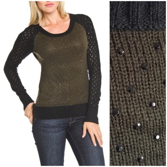 Buffalo David Bitton Sweaters - BUFFALO David Bitton Barney embellished sweater